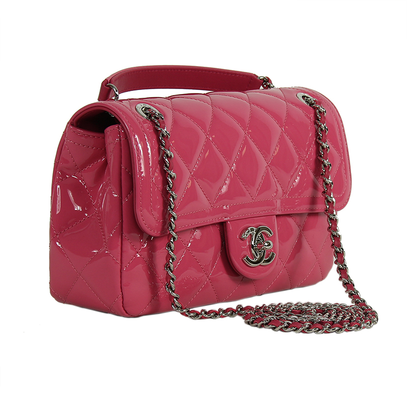 Chanel Pink Coco Shine Flap Small Bag | eBay