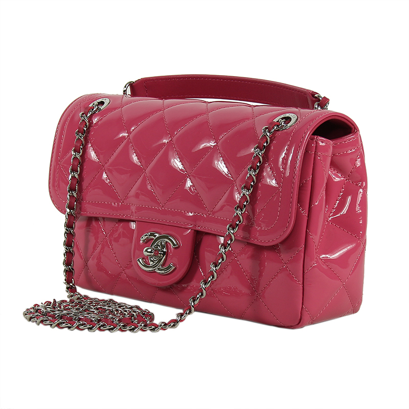 Chanel Pink Coco Shine Flap Small Bag | eBay