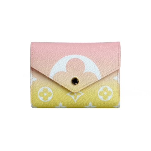 Louis Vuitton Pink Monogram Victorine Wallet From 2021 Special
