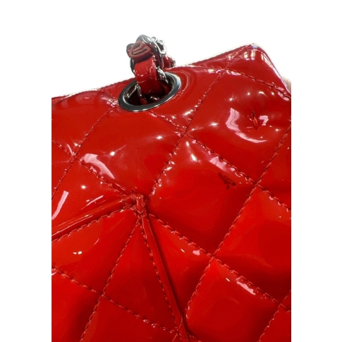 Black and Red Quilted Patent Medium Classic Double Flap Bag Silver  Hardware, 2020, Handbags & Accessories, The New York Collection, 2021