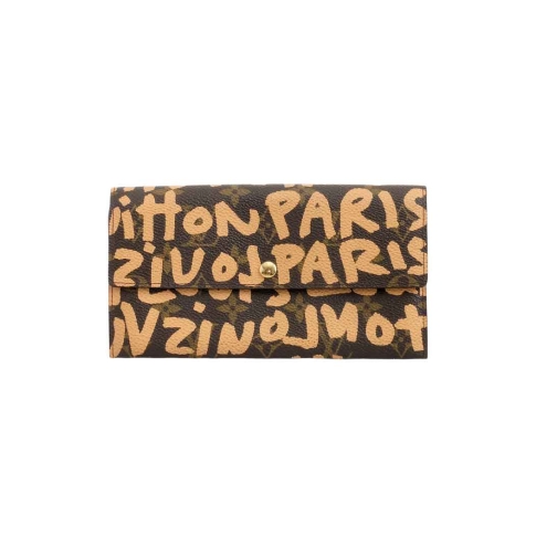 Louis Vuitton Sprouse Monogram Graffiti Porte Tresor Sarah Long
