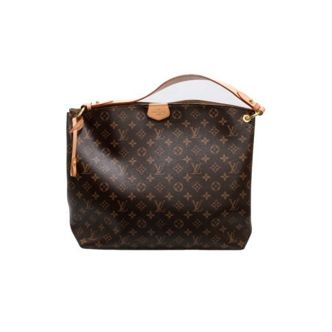 Louis Vuitton - Authenticated Graceful Handbag - Leather Brown for Women, Very Good Condition