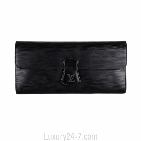 Louis Vuitton Black Epi Rouleau Bijoux Jewelry Roll Pouch