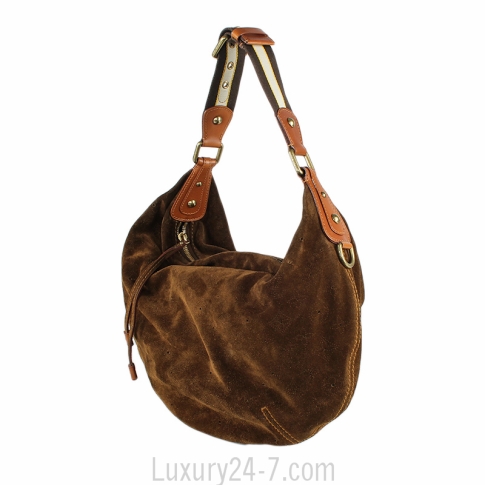 Louis Vuitton Brown Suede Onatah GM Hobo Bag 863029