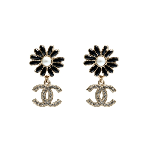 chanel 14k earrings