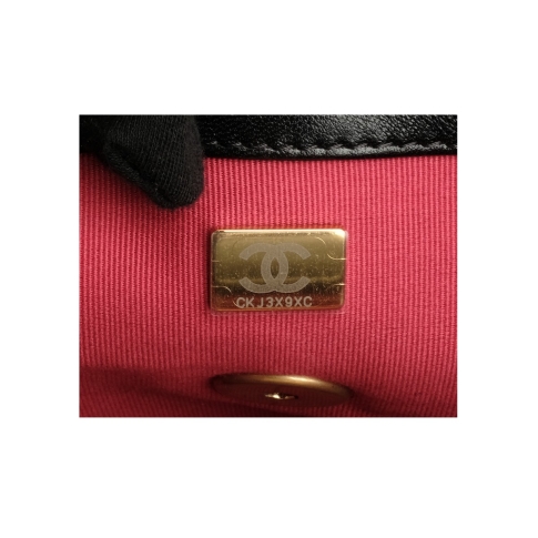 Chanel 19 Black Lambskin Medium Bag at the best price