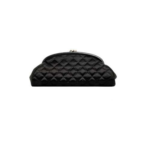 Chanel Black Satin Clutch at the best price