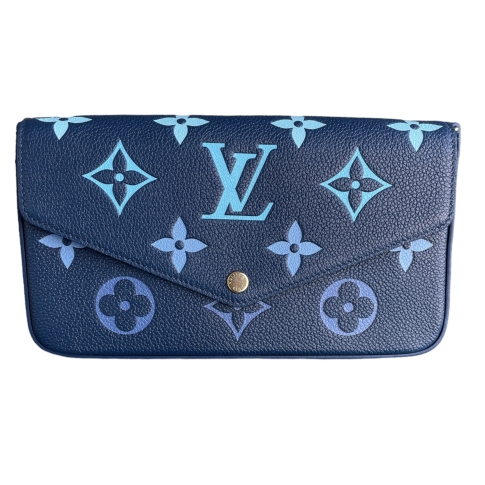 Louis Vuitton Felicie Pochette Gradient Blue in Monogram Empreinte