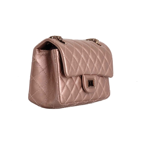 Chanel 2021 Metallic Rose Gold 2.55 Reissue Mini Flap at the best price