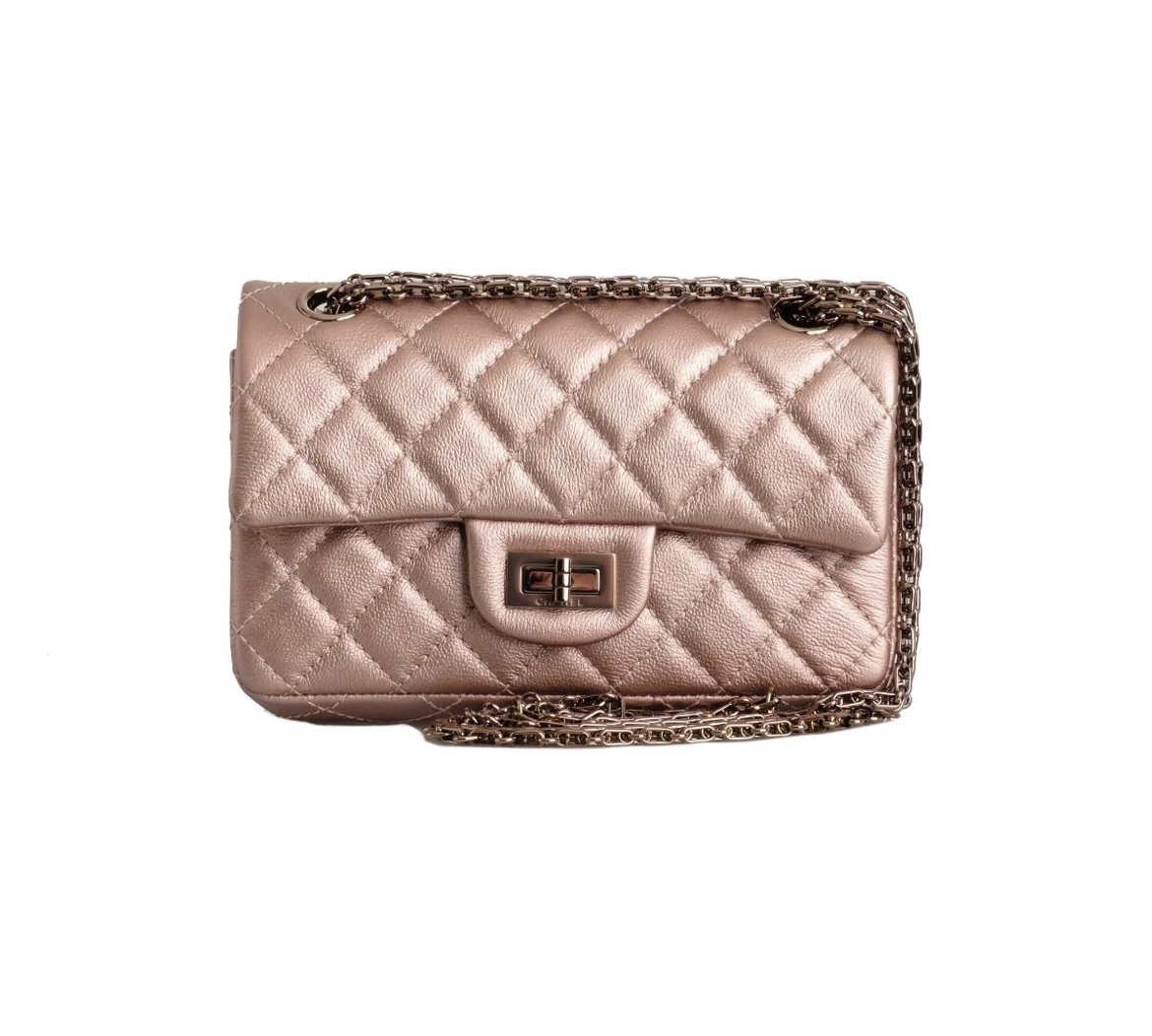Chanel Metallic Rose Gold Reissue 2.55 bag at the best price