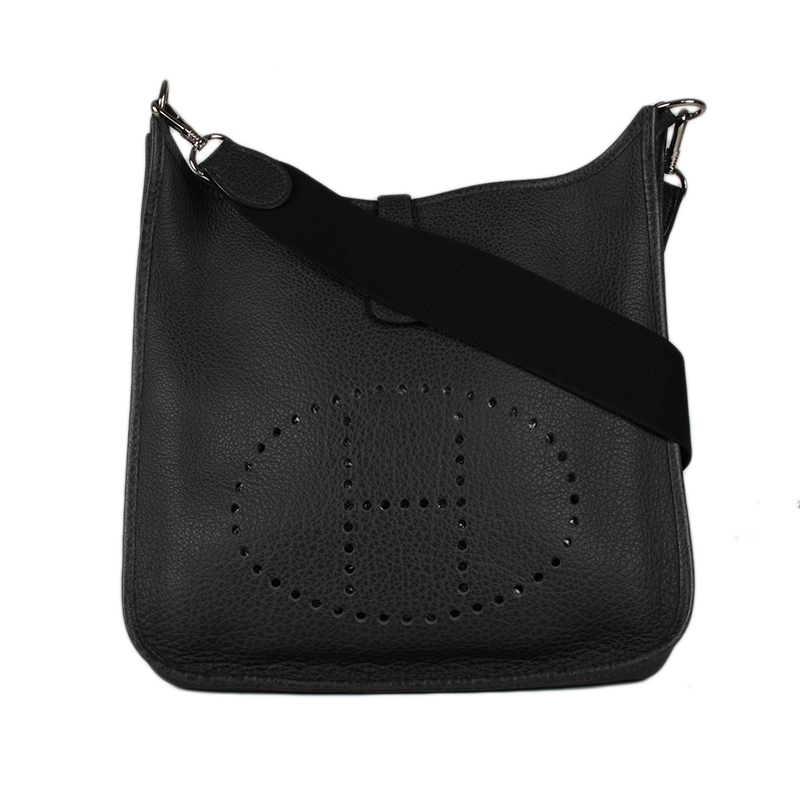Hermes Evelyne I GM Graphite Buffalo Crossbody Bag at the best price