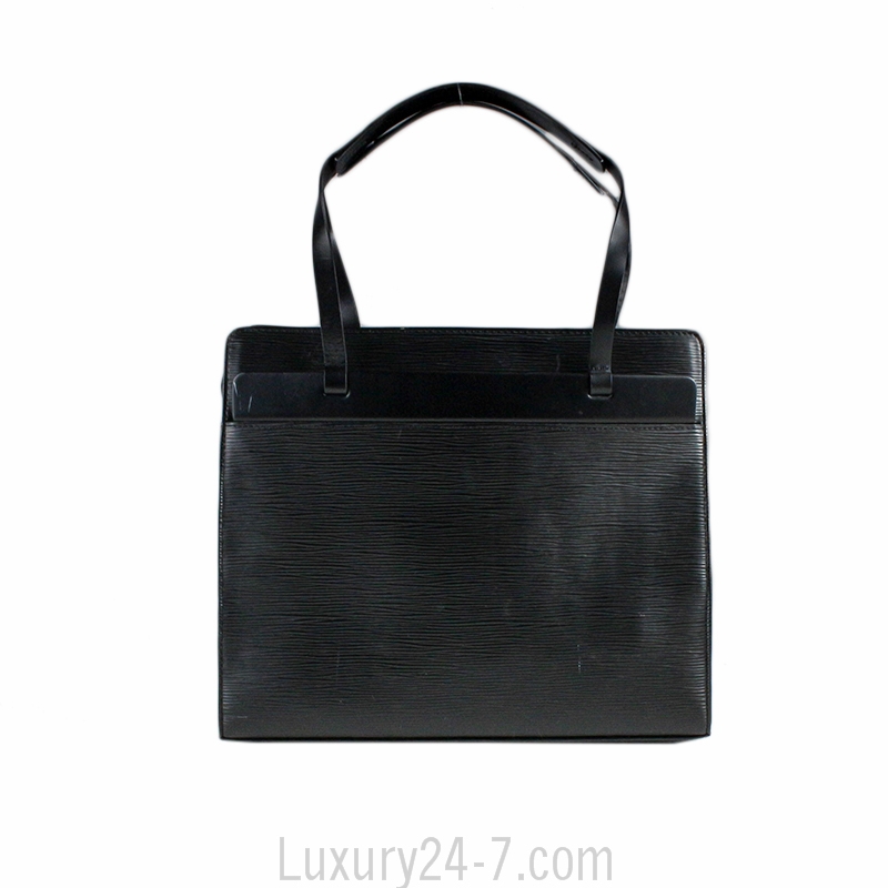Louis Vuitton Black Epi Croisette GM Shoulder Bag