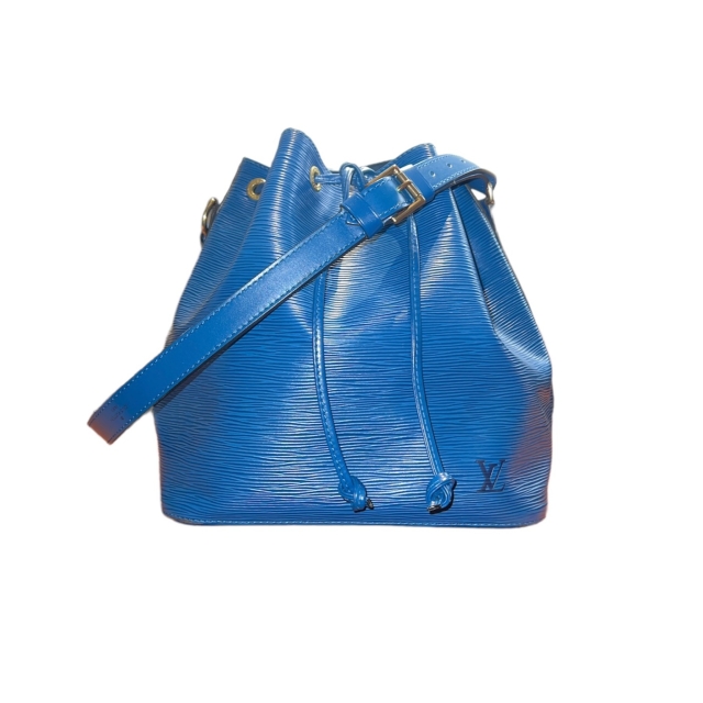 Louis Vuitton Blue Epi Noe Bag