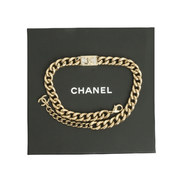 Chanel Chain Link CC Necklace 