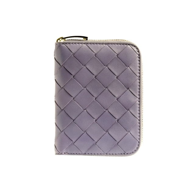 Bottega Veneta Lavendar Intrecciato Leather small wallet