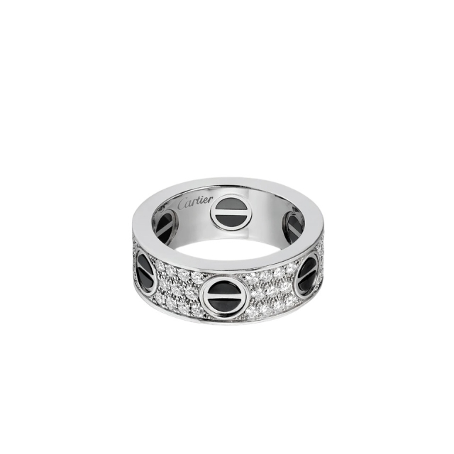 Cartier Paved Love Ring
