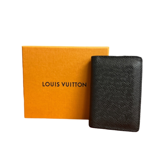 Louis Vuitton Black Leather Pocket Organizer 