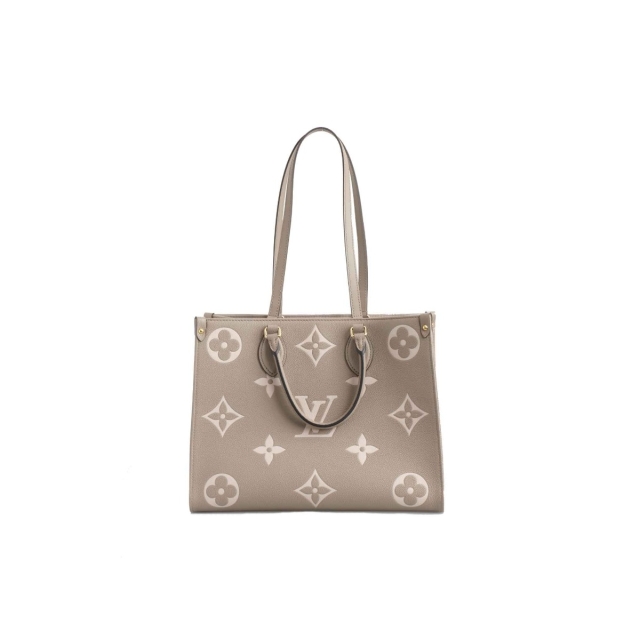 Louis Vuitton Dove/Cream On The Go Monogram PM Bag