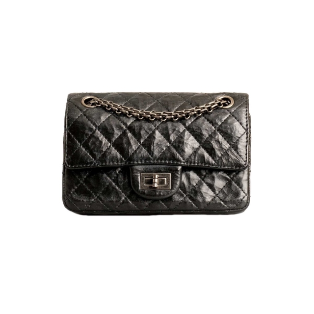 Chanel Black Reissue 224 Double Flap bag