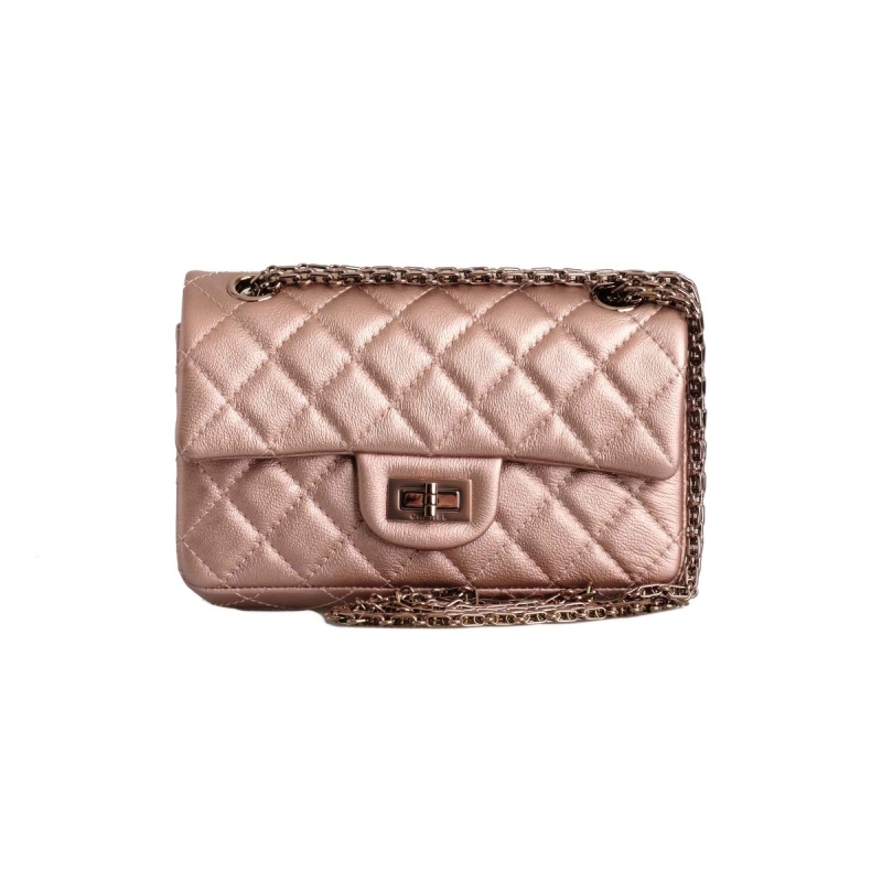 Chanel Light Pink Quilted Caviar XL Jumbo Single Flap Brushed Gold